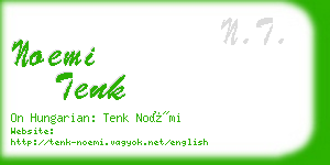 noemi tenk business card